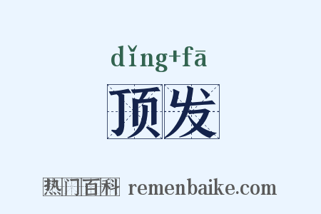 顶发是什么意思的图片